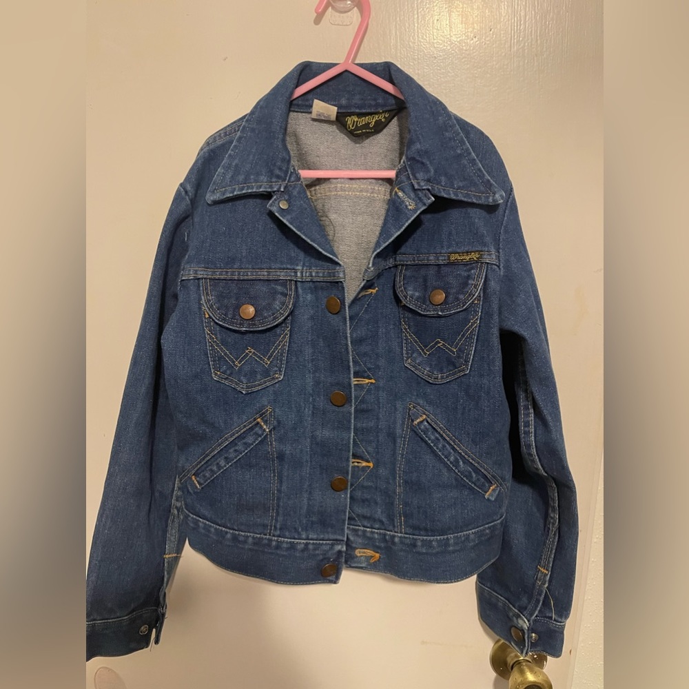 Size 12 Boys vintage wrangler jacket